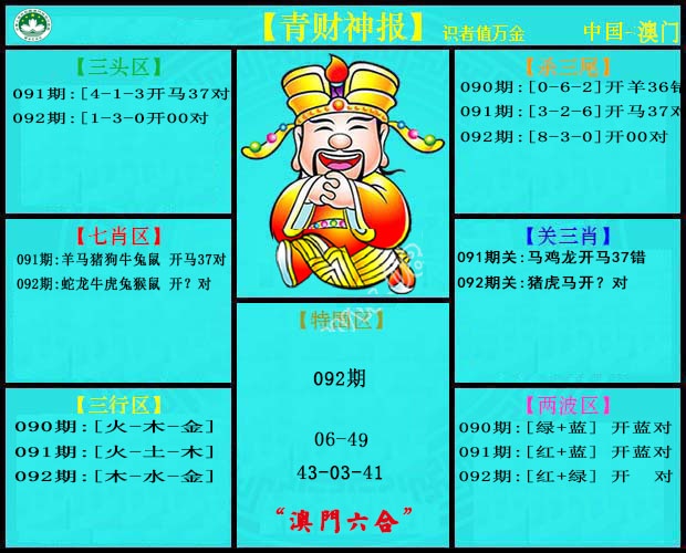 092期青财神[图]